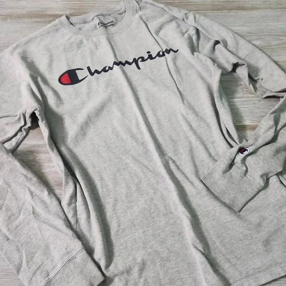 Champion Logo Long Sleeve Tee - Picture 1 of 6